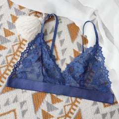 Bra For Woman Lace Thin Underwear Female Unlined Transparent Bras For Women