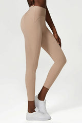 Women Yoga Pants Naked Feeling High Stretch Nylon High Waist Leggings Push Up