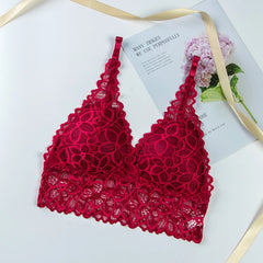 Women Lace Bra & Brief Sets Seamless Underwear Backless Vest Female