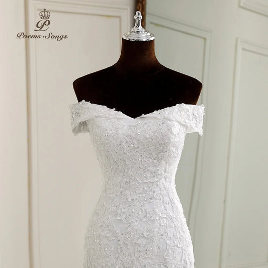White Bridesmaid Dresses: Wedding Dresses for women mermaid wedding gowns