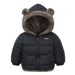 Winter Kids Thicken Jackets For Girls Coats Boys Jackets Plus Cashmere Jackets