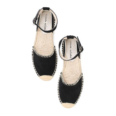 Ladies Roman Sandals Genuine Leather Flat Espadrilles