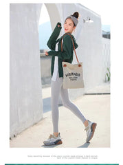 Ribbed Leggings For Women High Waist Autumn Winter Warm Legging Cotton