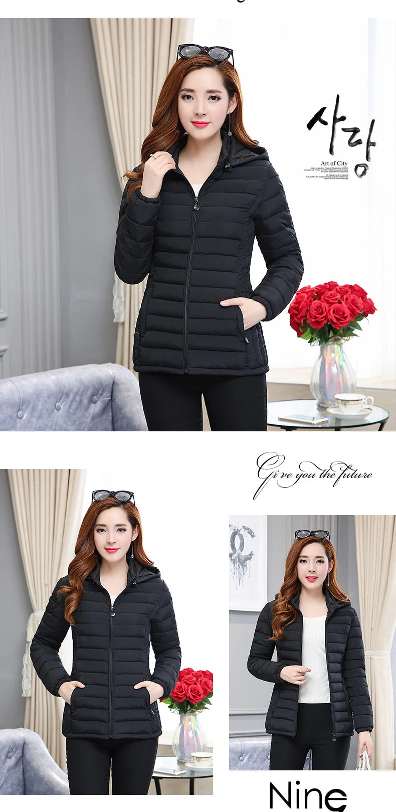 Winter Jacket High Quality stand-callor Coat Women Fashion Jackets Winter Warm