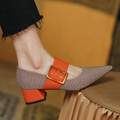 Mary Jane Shoes Woman Fashion Spring Brand Design Women Pumps High Heels