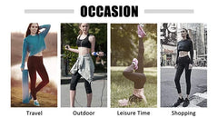 Cloud Hide Yoga Pants Women High Waist Trainer Sports Leggings Long Tights Floral