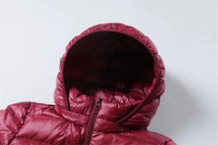 Women Ultra Lightweight Packable Long Puffer Jacket Autumn Winter