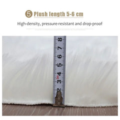 Soft Plush Sheepskin Carpets For Display Dressing Table Home Decor Fur Rugs