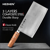 7 or 8 Inches Slicing Knife 3 Layers Composite Stainless Steel