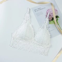 Women Lace Bra & Brief Sets Seamless Underwear Backless Vest Female