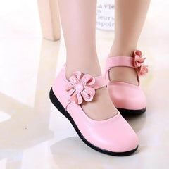 Girls Leather Shoes for Children Wedding Dress Princess School Shoes Kids
