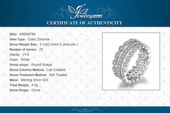 JewelryPalace 3 Pcs 925 Sterling Silver Yellow Rose Gold Band Ring Set Women