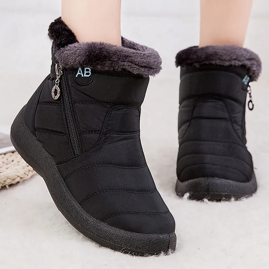Women Boots Fashion Waterproof Snow Boots For Winter Shoes
