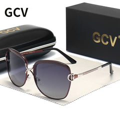 Sunglasses Women Gradient Lens Round Sun Glasses Square Luxury