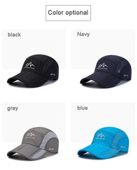 Summer Quick Drying Ultra-Thin Breathable Baseball Cap Men Women Snapback