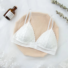 Women Lace Bra No Steel Ring Beauty Back Wrapped Chest Comfortable