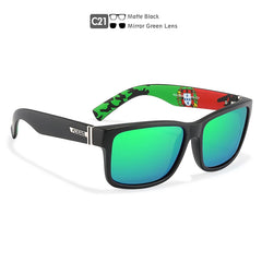 Sunglasses Men Flat Top Designer Polaroid Glasses Accessories Included