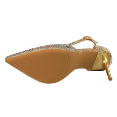 Shoes Shiny Rhinestones High Heels Ladies Shoes Women Pumps Stiletto