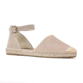 Ladies Roman Sandals Genuine Leather Flat Espadrilles