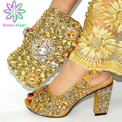 Matching Shoes and Bags: Party Slip on Shoes for Women Ladies Italian Shoes