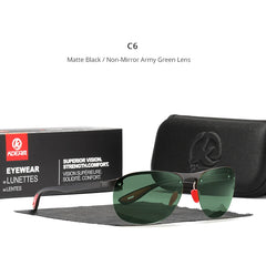 Sunglasses Polarized Material Frame TAC Polarization Lense Soft Rubber