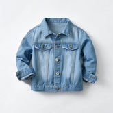 Fashion Denim Jacket For Kids Causal Handsome Children Boys Coat