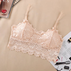 Wireless Bra For Women Padded Push Up Bralette Female Brassiere Soft Backless