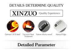 8.5'' Inch Chef Knife High Carbon Din 1.4116 Slicing Stainless Steel German