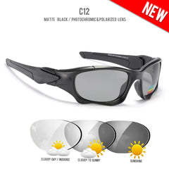 Sunglasses Men Curve Cutting Frame Stress-Resistant Lens Shield Sun Glasses