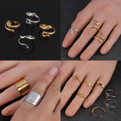 Fashion Euramerican Gold Colour Ring Rings Women Ring Stainless Steel Ring Woman