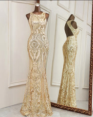 Evening wear Dresses: Formal dress women elegant backless evening gowns