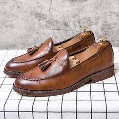 Fotwear Men Leather Shoes Slip On Office Mens Formal Shoes Wedding Party Men