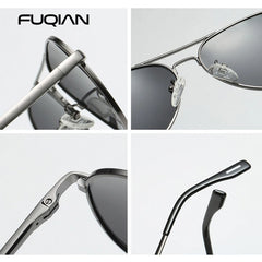 Sunglasses Men Luxury Metal Black Aviation Sun Glasses Male