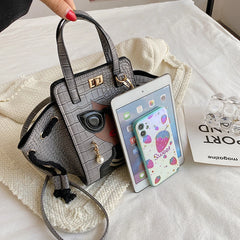 Fashion Personality Beauty Shoulder Bag Women's Pearl Crossbody Bag PU Leather
