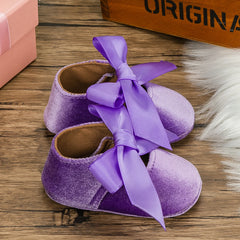 Baby Shoes Girls Princess Shoes Infant Toddler Non-slip Flat Soft-sole Cotton