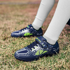 Size 28-39 Children Soccer Shoes Yellow Football Boots Boy Girl Trainers Sneakers