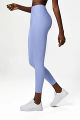 Women Yoga Pants Naked Feeling High Stretch Nylon High Waist Leggings Push Up