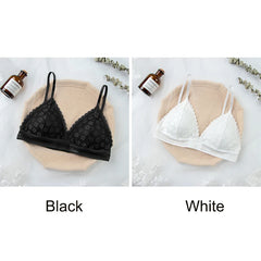 Women Lace Bra No Steel Ring Beauty Back Wrapped Chest Comfortable