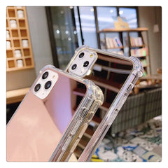 Mirror TPU Phone Case For iphone 15 14 13 12 11 Pro XS MAX XR Shockproof Back Cover Case For iphone 7 8 6s plus SE2020