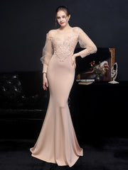 White Bridesmaid Dresses: Beading Wedding Dress Women See through Tulle