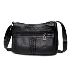 Fashion All-match Solid Color Messenger Bag High Capacity Womens Shoulder Bags