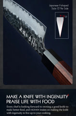 1PC-5PC Kitchen Knife Set Chef Utility Stainless Steel 3 Layers Composite