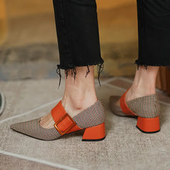 Mary Jane Shoes Woman Fashion Spring Brand Design Women Pumps High Heels