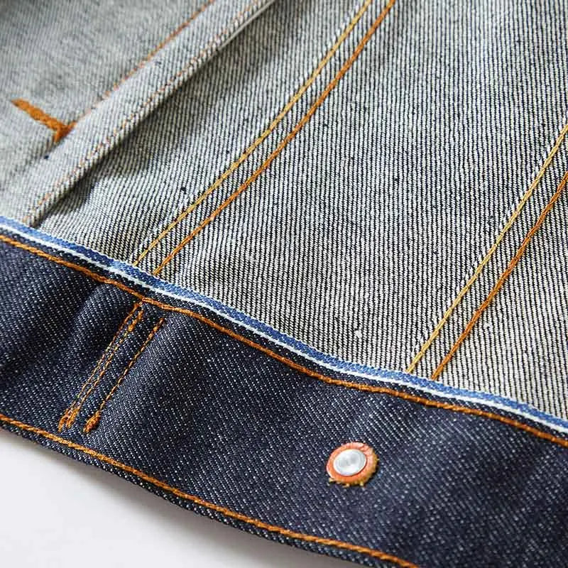 Men Spring Autumn Classic Denim Jackets Vintage Loose Casual Jeans Coats