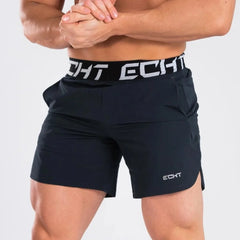 Running Sports Quick Dry Shorts Men Gym Fitness Sportswear Bottoms Male Bodybuilding Training