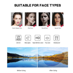 RUOBO Retro Polarized Round Metal Frame Sunglasses Eyewear For Men and Women Driving Fishing Brand Designer Sun Glasses UV400