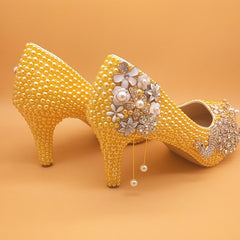 Matching Shoes and Bags: Women wedding shoes with matching bags female shoes Party
