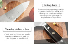 8.5'' Inch Chef Knife High Carbon Din 1.4116 Slicing Stainless Steel German