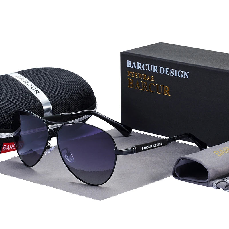 Sunglasses Polarized Men's Sun Glasses Women Pilot Gradient Eyewear Mirror