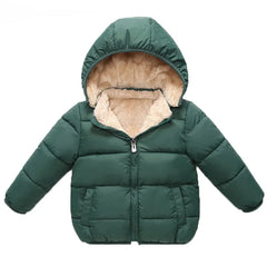 Baby Kids Jackets Boys Winter Thick Coats Warm Cashmere Outerwear